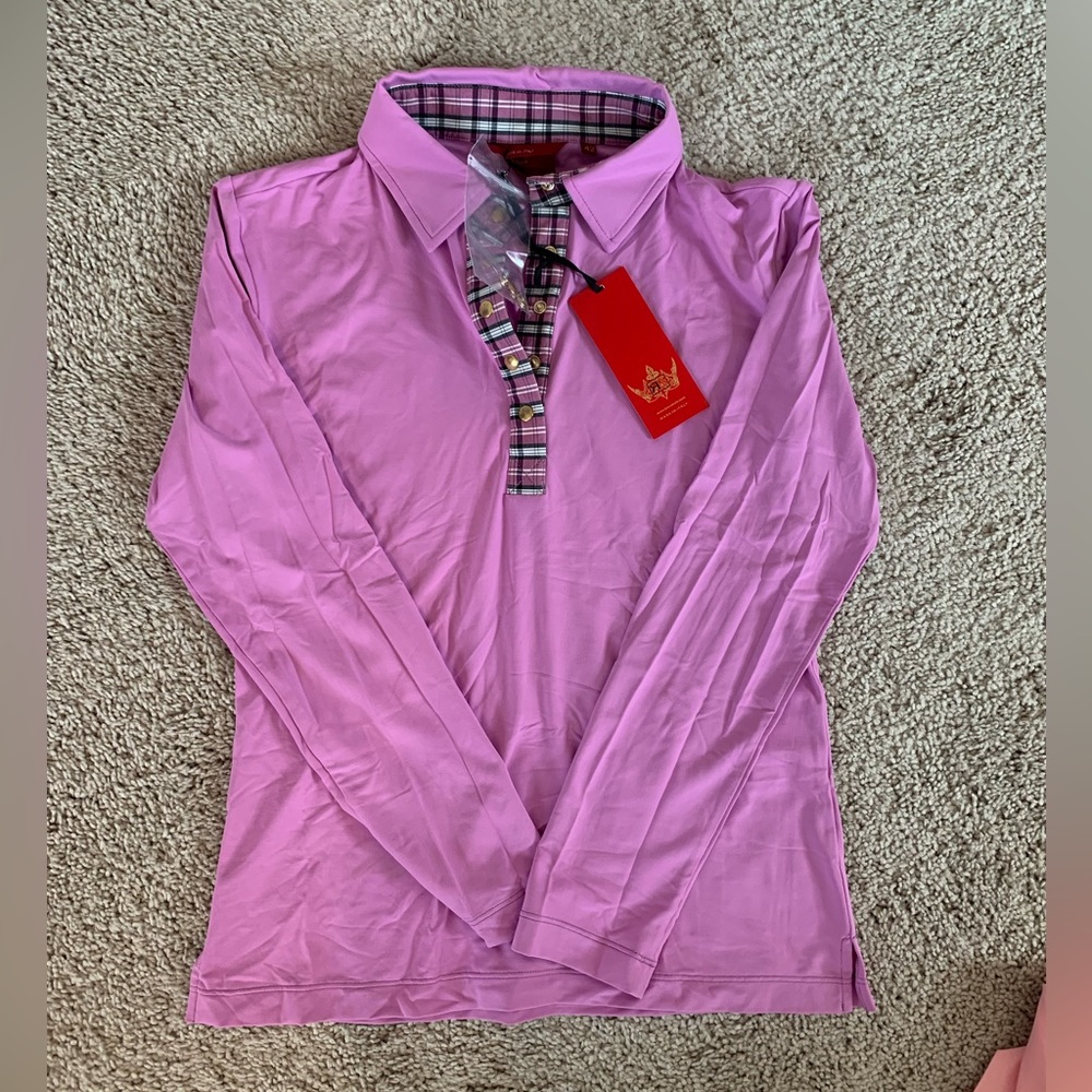 Women’s long sleeve Brendratti golf top